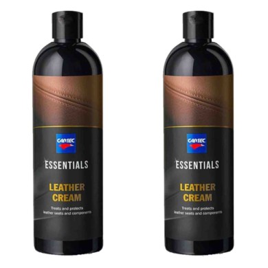 LEAT_3.jpg Cartec Nutriente E Protettivo Per Interni In Pelle Auto Ravvivante Essentials Leather Cream - 2 Pezzi X 500ml