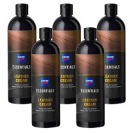 Cartec Nutriente E Protettivo Per Interni In Pelle Auto Ravvivante Essentials Leather Cream 5 Pezzi X 500ml