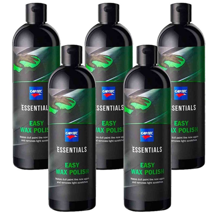 EASY_1-PEZZO.jpg Rimuovi Graffi Leggeri Opacità Imperfezioni Carrozzeria Auto - Cartec Essentials Easy Wax Polish - 500ml