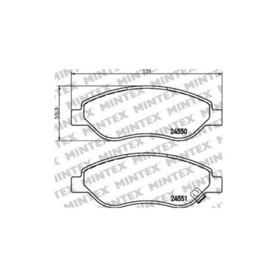 142484-large_default.jpg Pastiglie Freno Peugeot Boxer Furgonato 3.0 Hdi 2006 07-2010 12 Mintex