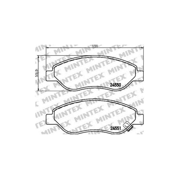 142484-large_default.jpg Pastiglie Freno Peugeot Boxer Furgonato 3.0 Hdi 2006 07-2010 12 Mintex