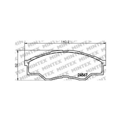 140381-large_default.jpg Pastiglie Freno Volvo V70 Iii 2011 03-2019 12 Mintex