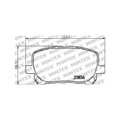 141043-large_default.jpg Pastiglie Freno Chrysler Delta 1.4 16v 2011 08-2014 12 Mintex