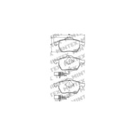 Pastiglie Freno Peugeot Expert 1.9 Td 1996 02-2000 09 Mintex