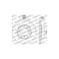 Tamburo Freno Fiat Doblo Mpv Space Wagon 1.6 16v 2001 10-2010 12 Mintex