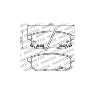 Pastiglie Freno Fiat Panda Van 1.2 4x4 2004 09-2012 12 Mintex