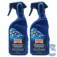 Arexons Spray Detergente Cerchioni Lega Acciaio Pulisci Cerchi Auto Rapido 2x 400ml