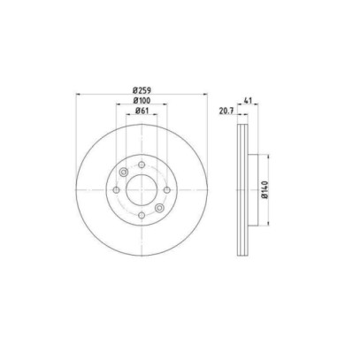 142481-large_default.jpg Mintex Dischi Anteriore 09580224