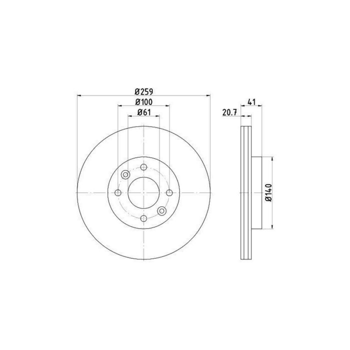 142481-large_default.jpg Mintex Dischi Anteriore 09580224