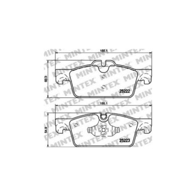 141049-large_default.jpg Pastiglie Freno Nissan Pixo 1.0 Lpg 2009 06-2019 12 Mintex