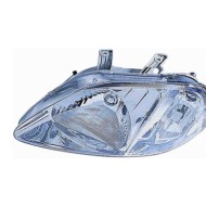 Proiettore H4 Elettrico Senza Motore Per Honda Civic 3 Porte Lato Sinistro Dal 1999/03 Al 2001/02