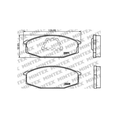 141004-large_default.jpg Pastiglie Freno Volkswagen Polo 45 1.0 1994 10-1996 09 Mintex