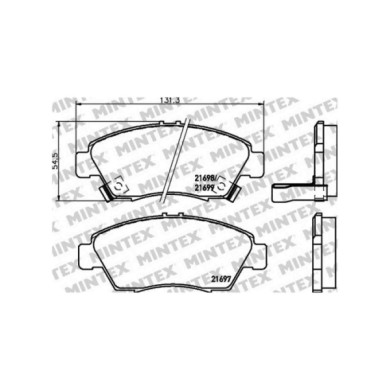 140429-large_default.jpg Pastiglie Freno Fiat Tipo 1.9 D 1991 07-1995 08 Mintex