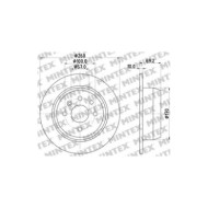 Tamburo Freno Fiat Tipo 1.9 D 1991 07-1995 08 Mintex