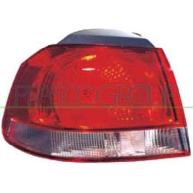 VG0384173_1.JPG Fanale Posteriore Destro Esterno Rosso/bianco Per Volkswagen Golf Vi Dal 2008 Al 2012
