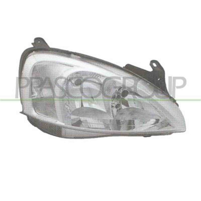 OP0304904_1.JPG Proiettore Sinistro Per Opel/vauxhall Corsa C Dal 2000 Al 2003