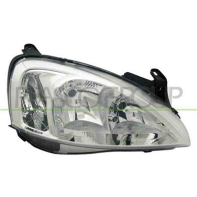 OP0304934_1.JPG Proiettore Sinistro H7+h7 Elettrico Con Motore Per Opel/vauxhall Corsa C Dal 2000 Al 2003