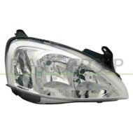 Proiettore Sinistro H7+h7 Elettrico Con Motore Per Opel/vauxhall Corsa C Dal 2000 Al 2003