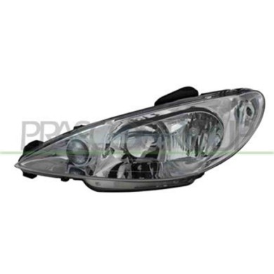 PG0094914_1.JPG Proiettore Sinistro H1+h7 Elettrico Senza Motore Per Peugeot 206 Dal 1998 Al 2009