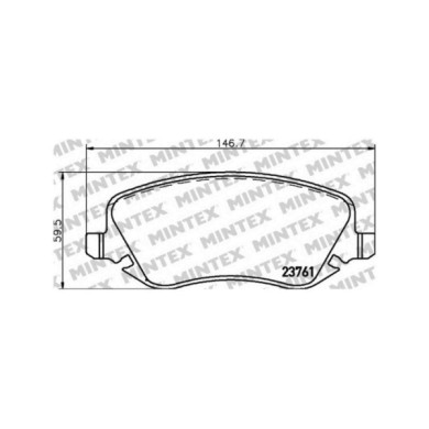 140453-large_default.jpg Pastiglie Freno Fiat Ducato Pianale Piatto Telaio 1.9 Td 1994 03-2002 04 Mintex