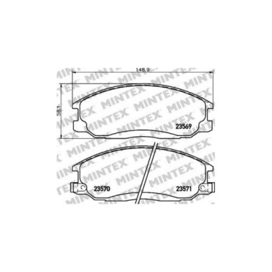 140407-large_default.jpg Pastiglie Freno Audi A3 Sportback 2.0 Tfsi 2004 09-2013 03 Mintex