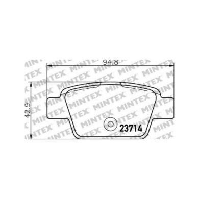 141025-large_default.jpg Pastiglie Freno Fiat Punto 1.2 16v 80 1999 09-2006 12 Mintex