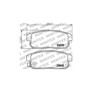 142485-large_default.jpg Pastiglie Freno Nissan X-trail 2.0 Fwd 2008 06-2013 11 Mintex