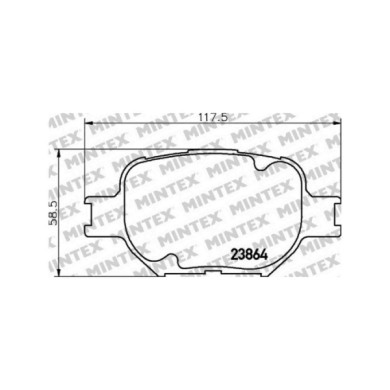 140376-large_default.jpg Pastiglie Freno Saab 9-3 Station Wagon 2.8 Turbo V6 2005 03-2015 02 Mintex