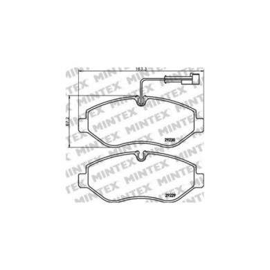 141058-large_default.jpg Pastiglie Freno Opel Antara 2.4 4x4 2010 12-2019 12 Mintex