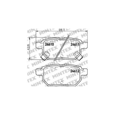 141118-large_default.jpg Pastiglie Freno Opel Antara 2.4 4x4 2010 12-2019 12 Mintex