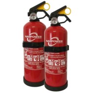 ESTINTORE-SMIRAGLIA.jpg Estintore 2x1kg Omologato Med Con Manometro E Sicura Per Barca Auto Camper Camion