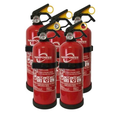ESTINTORE-SMIRAGLIA.jpg Btk Navpower Estintore 5 X 1 Kg Con Manometro E Sicura