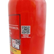 ESTINT_2KG_1.jpg Estintore 2 Kg Categoria Abc Omologato Con Supporto Da Parete Kit 5 Pezzi