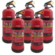 ESTINT_7.jpg Estintore 2 Kg Categoria Abc Omologato Con Supporto Da Parete Kit 5 Pezzi