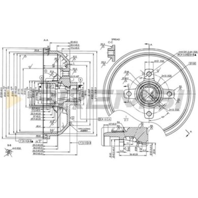 CR5139.JPG Tamburo Freno Posteriore Opel Corsa B Corsa B Station Wagon Tigra Cr5139 418025 Bremsi