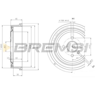 CR5560.JPG Tamburo Freno Posteriore Opel Astra G 2 Volumi /coda Spiovente (t98) Cr5560 24444064 Bremsi