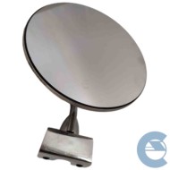 Famac Specchio Laterale Rotondo Cromato Con Morsetto Fiat 500 34 055 00