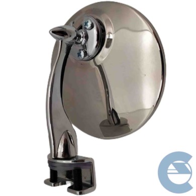 144101.jpg Famac Specchio Laterale Rotondo Cromato Con Morsetto Fiat 500 34 055 00