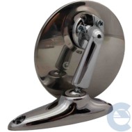34087_1.jpg Famac Specchio Laterale Rotondo Cromato Staffa Fissaggio Fiat 500 34 087