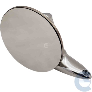 Famac Specchio Laterale Rotondo Cromato Staffa Fissaggio Fiat 500 34 087