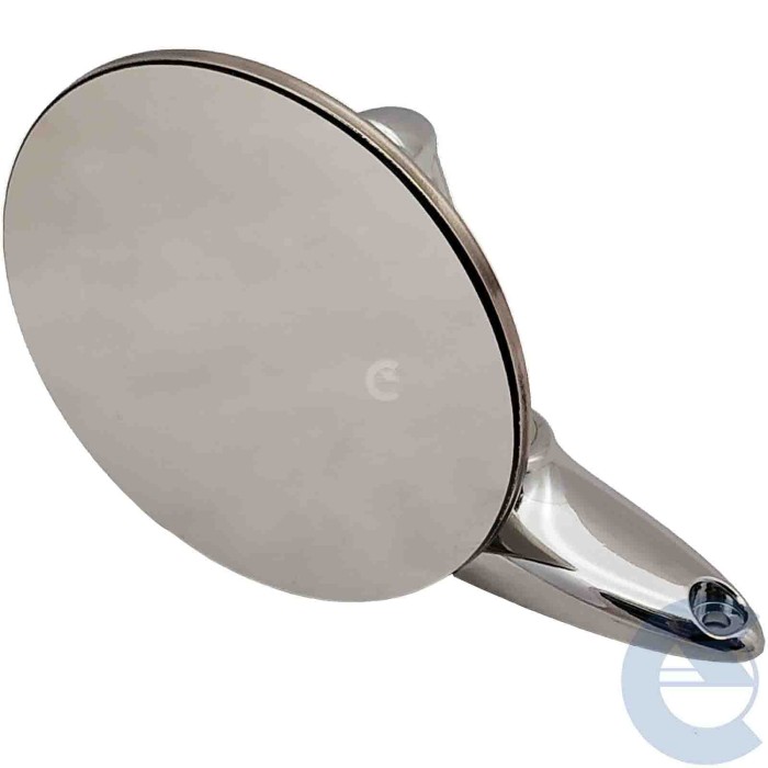 Famac Specchio Laterale Rotondo Cromato Staffa Fissaggio Fiat 500 34 087