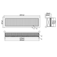 FA1597.JPG Filtro Aria Peugeot 106 I Fa1597 1444a2 Cartuccia Filtro Bremsi