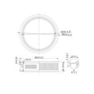 FA2117.JPG Filtro Aria Autobianchi A 112 Lancia A 112 Fiat Panda Fa2117 Cartuccia Filtro Bremsi
