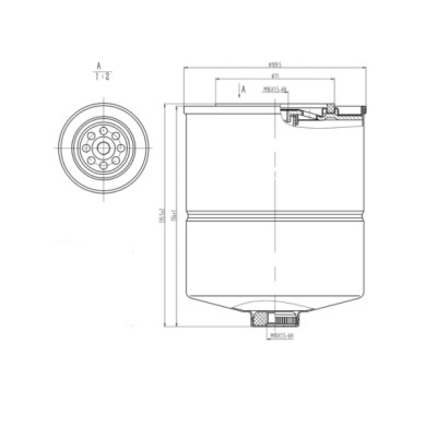 FE1870.JPG Filtro Carburante Bmw 5 3 Touring 3 Bertone Freeclimber Fe1870 13 32 2 243 018 Filtro Ad Avvitamento Bremsi