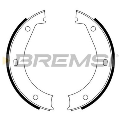 GF0076.JPG Kit Ganasce Freno Stazionamento Posteriore Bmw 5 (e28) Gf0076 34 41 1 155 123 S.f. Ate Teves Bremsi