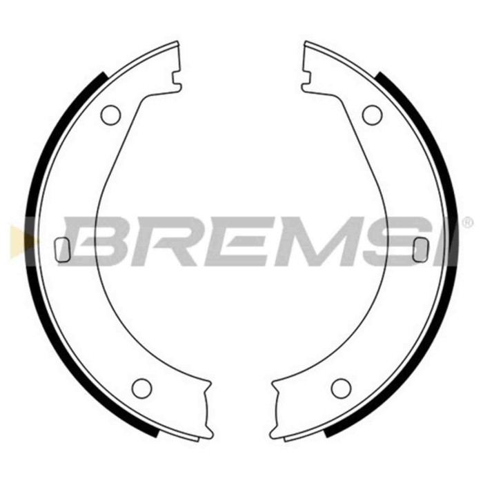 GF0076.JPG Kit Ganasce Freno Stazionamento Posteriore Bmw 5 (e28) Gf0076 34 41 1 155 123 S.f. Ate Teves Bremsi