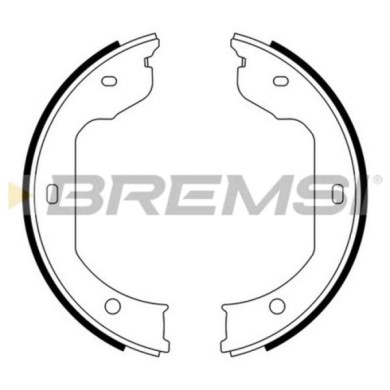 GF0081.JPG Kit Ganasce Freno Stazionamento Posteriore Bmw 5 (e39) Gf0081 34 41 0 393 646 S.f. Ate Teves Bremsi