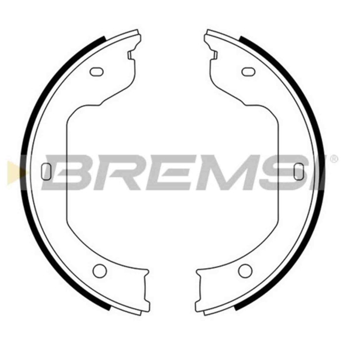 GF0081.JPG Kit Ganasce Freno Stazionamento Posteriore Bmw 5 (e39) Gf0081 34 41 0 393 646 S.f. Ate Teves Bremsi