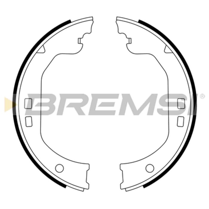 GF0134.JPG Kit Ganasce Freno Stazionamento Posteriore Maserati Ghibli Iii Quattroporte Vi Gf0134 67000035 S.f. Ate Bremsi