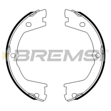 GF0142.JPG Kit Ganasce Freno Stazionamento Posteriore Iveco Daily Ii Pianale Piatto/telaio Gf0142 42535858 S.f. Brembo Bremsi